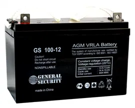 Аккумулятор General Security GS 12В 100Ач (GS 100-12)
