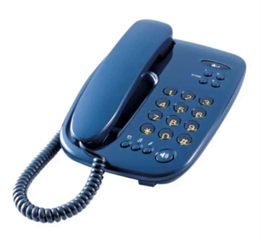 GS-480RUUB LG проводной телефон, цвет синий