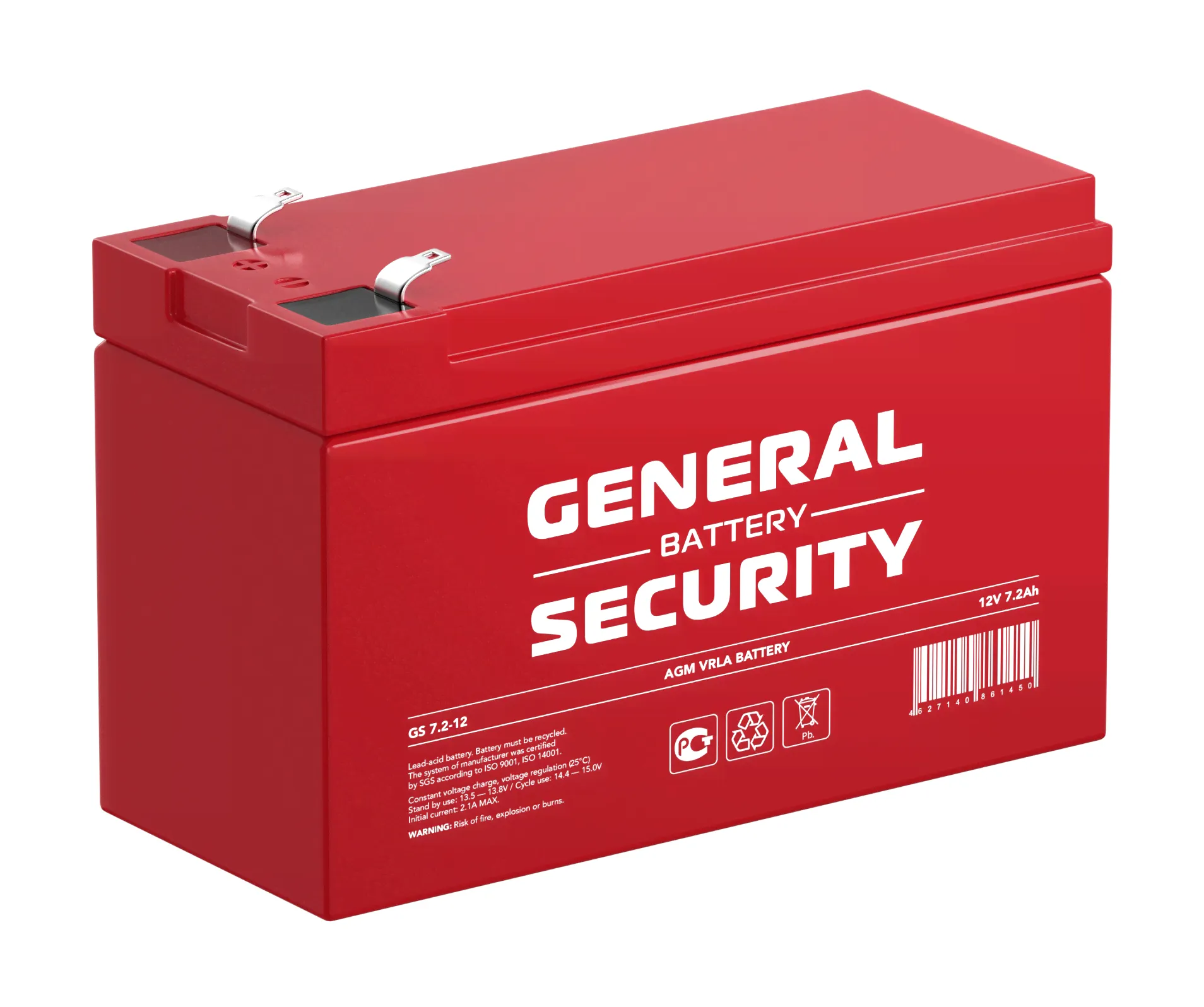 Аккумулятор General Security GS 7.2-12 для ИБП