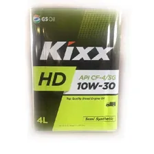 Масло моторное GS Oil Kixx HD 10w30 CF-4, 4L (1/4) Метал уп (Dynamic CF-4/SG) SemiSynt