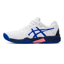 Кроссовки детские Asics Gel Resolution 8 GS Clay - White/Lapis Lazuli Blue