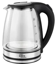 Чайник OASIS K-8GS 2000Вт, 2 л, стекло,стальной оптом в Екатеринбурге или в Свердловской области