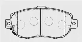 Колодки передние LEXUS GS 300 93-05 CTR